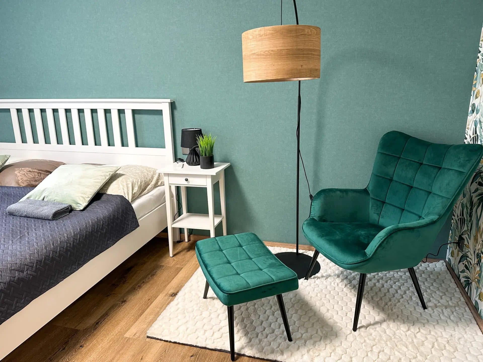 Apartmán Karolina – ložnice s manželskou postelí