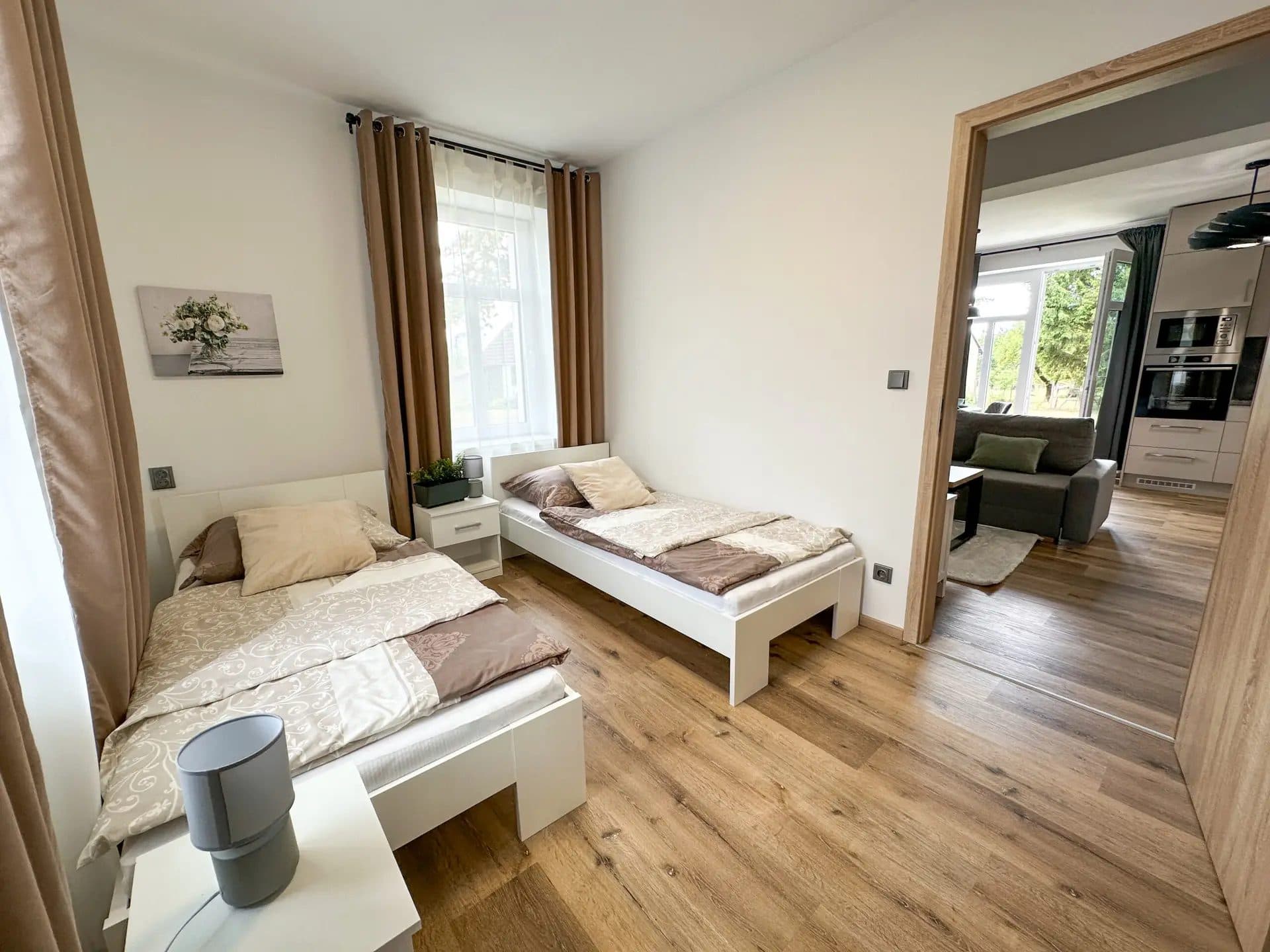 Apartmán Karolina – pokoj se dvěma lůžky
